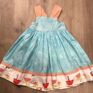 Size 4 Jelly The Pug Sun Dress- Darling!
